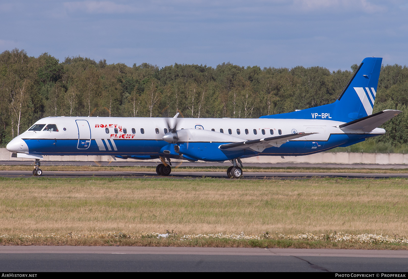 Aircraft Photo of VP-BPL | Saab 2000 | Polet Flight | AirHistory.net #805146