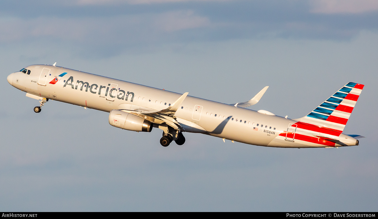 Aircraft Photo of N158AN | Airbus A321-231 | American Airlines | AirHistory.net #805206