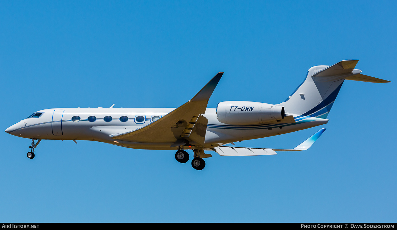 Aircraft Photo of T7-OWN | Gulfstream Aerospace G650 (G-VI) | AirHistory.net #805214