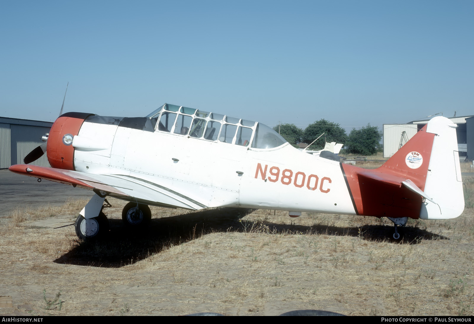 Aircraft Photo of N9800C | North American SNJ-6 Texan | TBM | AirHistory.net #805226
