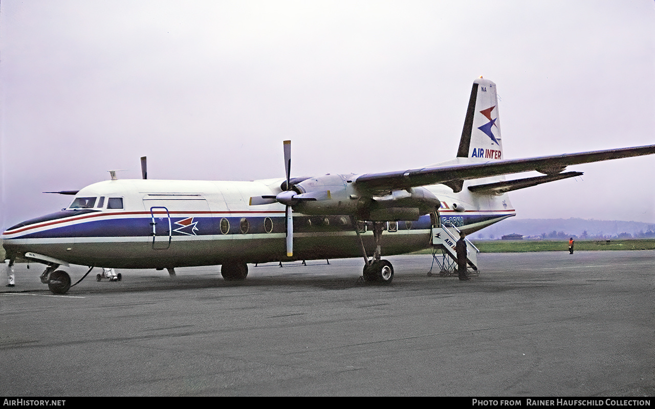 Aircraft Photo of F-BPNA | Fokker F27-500 Friendship | Air Inter | AirHistory.net #805261
