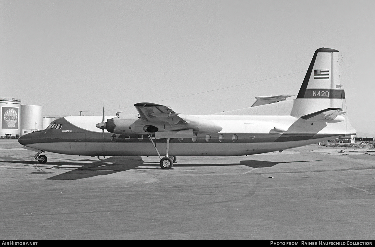 Aircraft Photo of N42Q | Fairchild F-27A | Union Carbide | AirHistory.net #805269