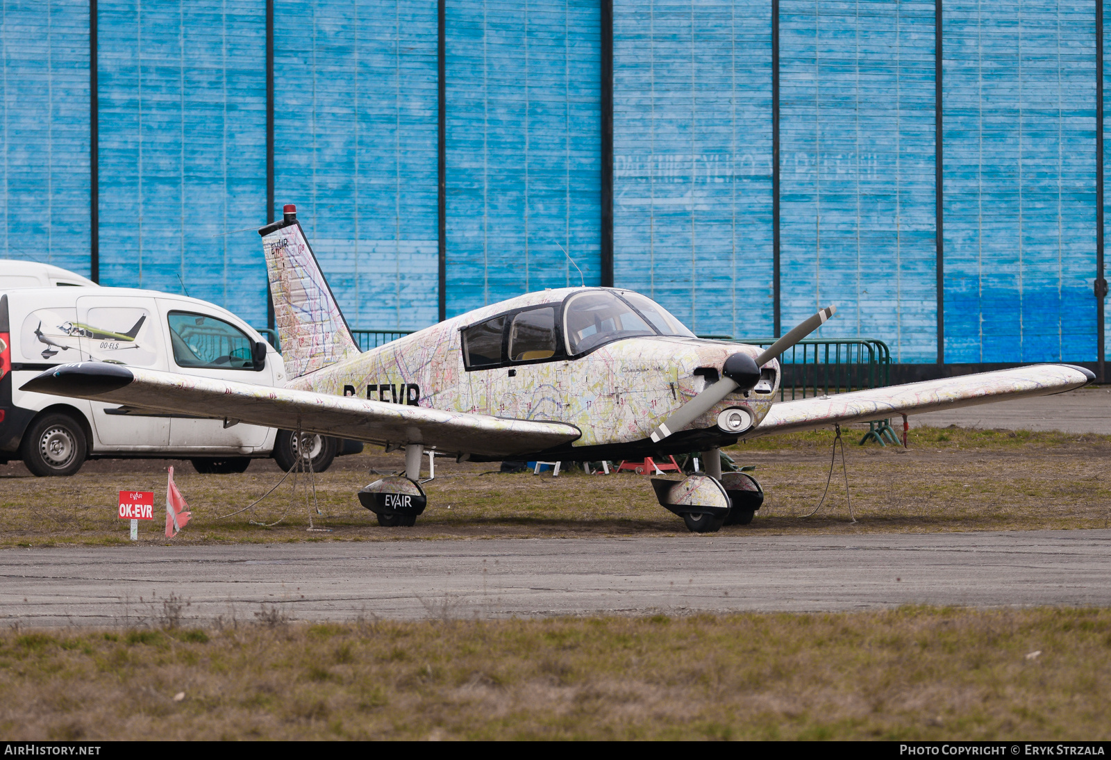 Aircraft Photo of D-EEVR | Piper PA-28-140 Cherokee | EVAir Organizacja Szkolenia Lotniczego | AirHistory.net #805276