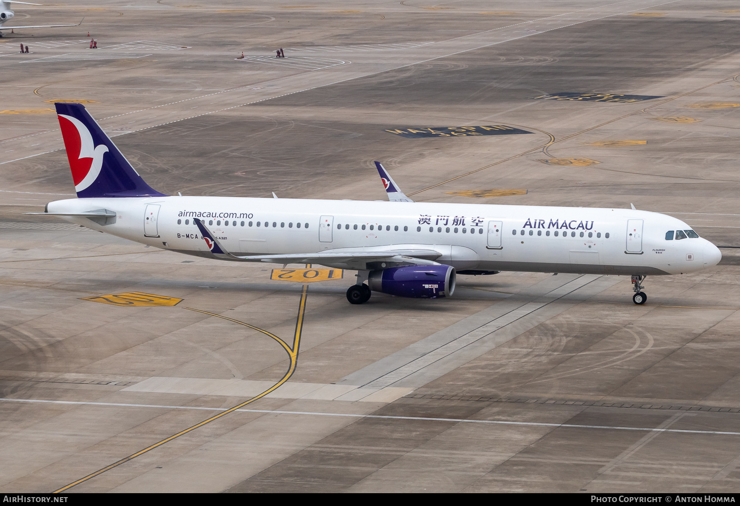 Aircraft Photo of B-MCA | Airbus A321-231 | Air Macau | AirHistory.net #805313