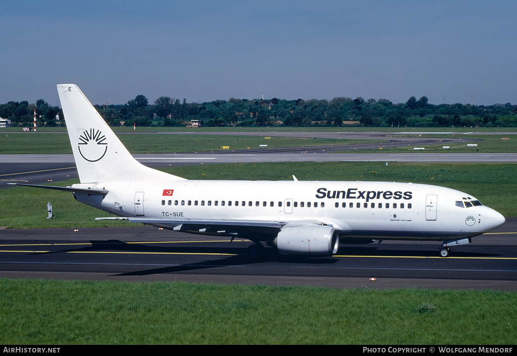 Aircraft Photo of TC-SUE | Boeing 737-73S | SunExpress | AirHistory.net #805331