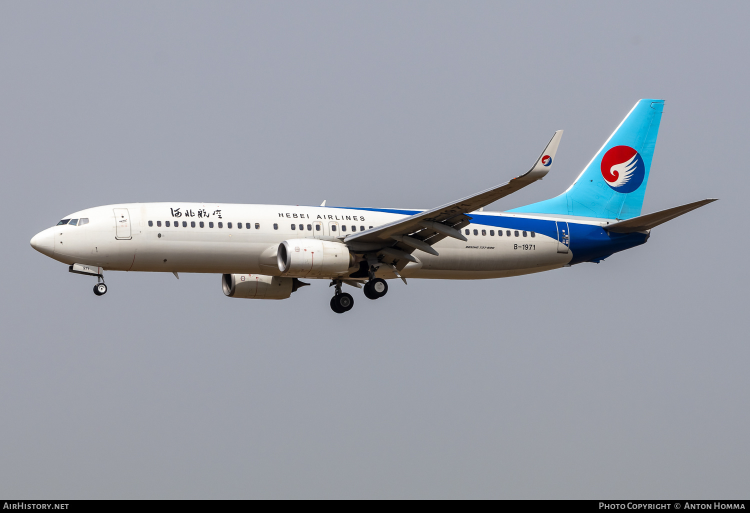 Aircraft Photo of B-1971 | Boeing 737-85P | Hebei Airlines | AirHistory.net #805339
