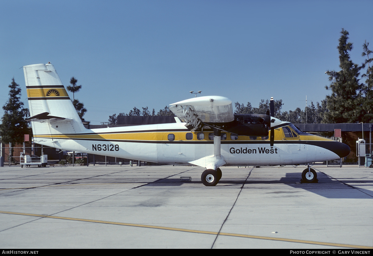 Aircraft Photo of N63128 | De Havilland Canada DHC-6-200 Twin Otter | Golden West Airlines | AirHistory.net #805349