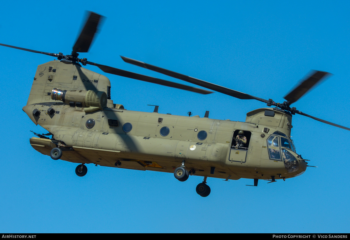 Aircraft Photo of D-472 | Boeing CH-47F Chinook (414) | Netherlands - Air Force | AirHistory.net #805371