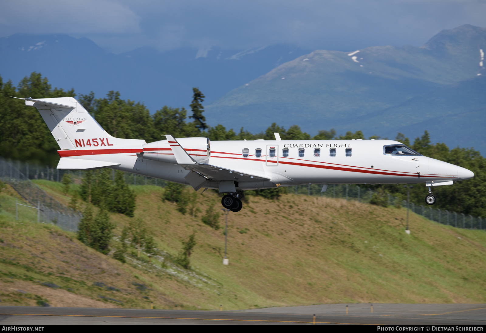 Aircraft Photo of N145XL | Learjet 45 | Guardian Flight | AirHistory.net #805373