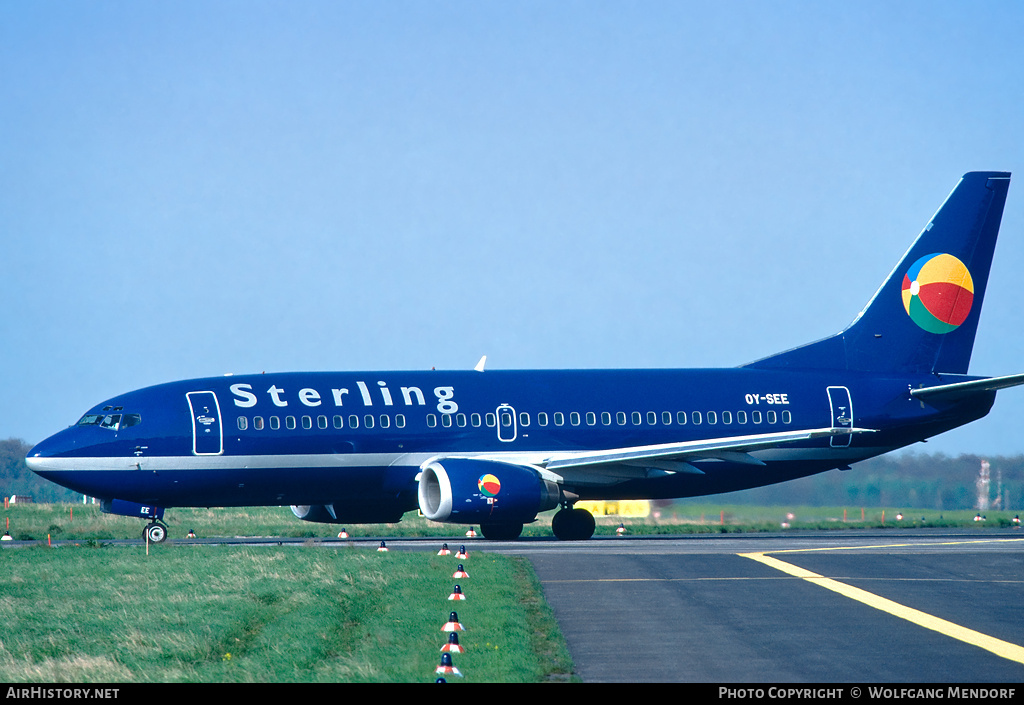 Aircraft Photo of OY-SEE | Boeing 737-3Y0 | Sterling European Airlines | AirHistory.net #805385