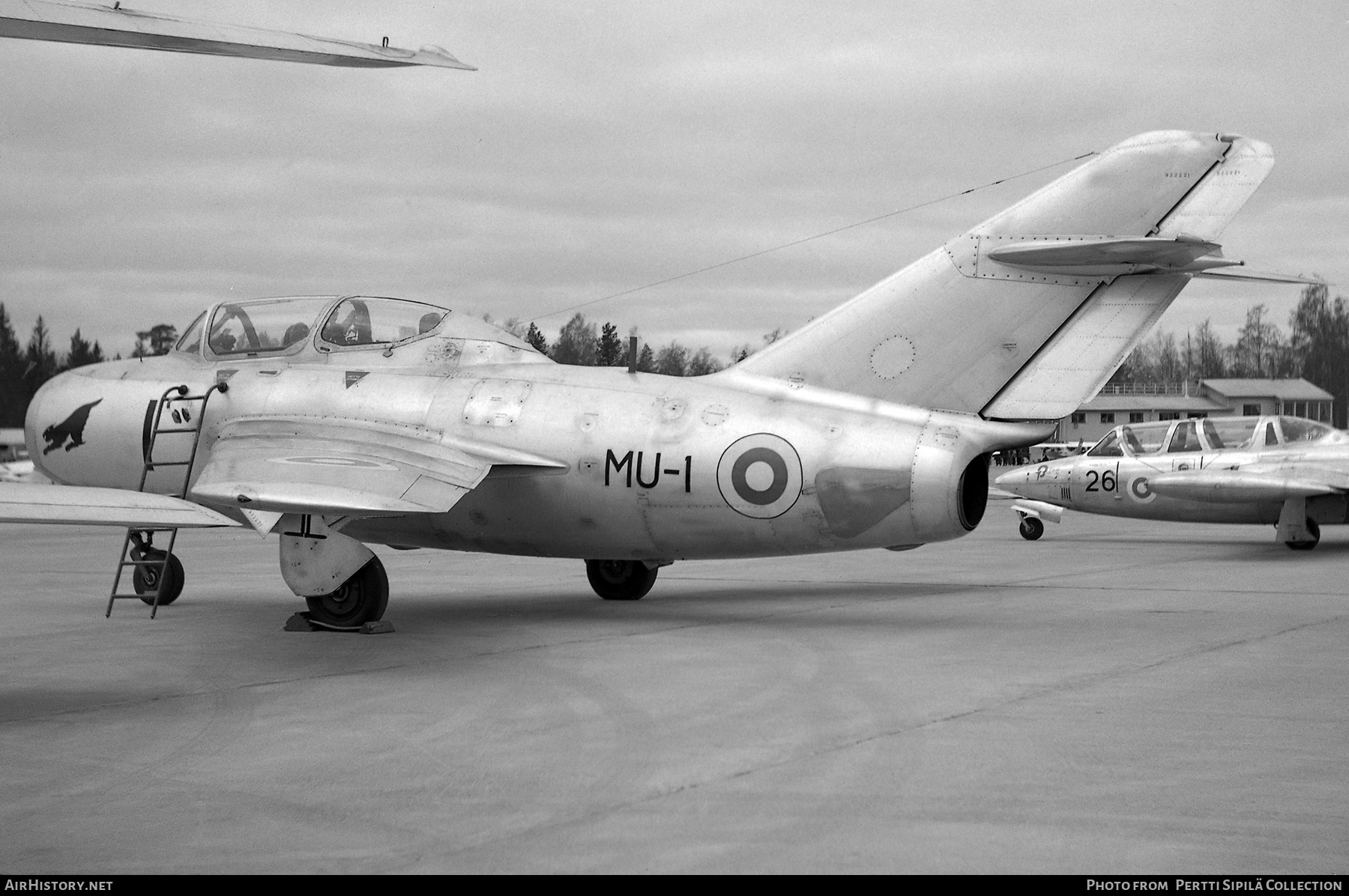 Aircraft Photo of MU-1 | Mikoyan-Gurevich MiG-15UTI | Finland - Air Force | AirHistory.net #805415