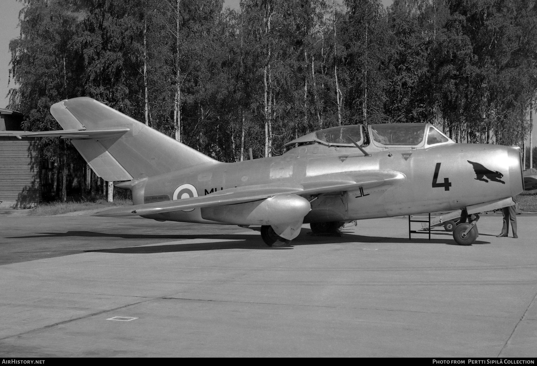 Aircraft Photo of MU-4 | Mikoyan-Gurevich MiG-15UTI | Finland - Air Force | AirHistory.net #805429