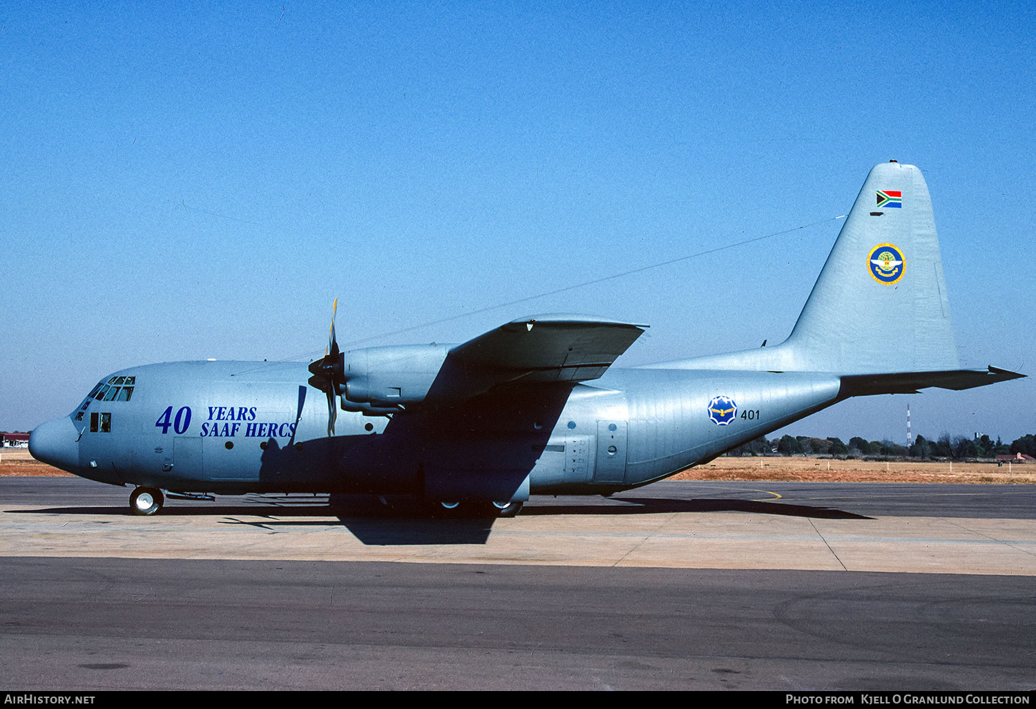 Aircraft Photo of 401 | Lockheed C-130BZ Hercules (L-282) | South Africa - Air Force | AirHistory.net #805486