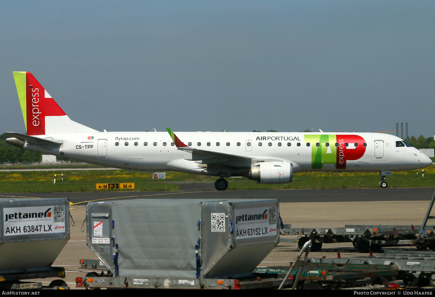 Aircraft Photo of CS-TPP | Embraer 190LR (ERJ-190-100LR) | TAP Air Portugal Express | AirHistory.net #805505