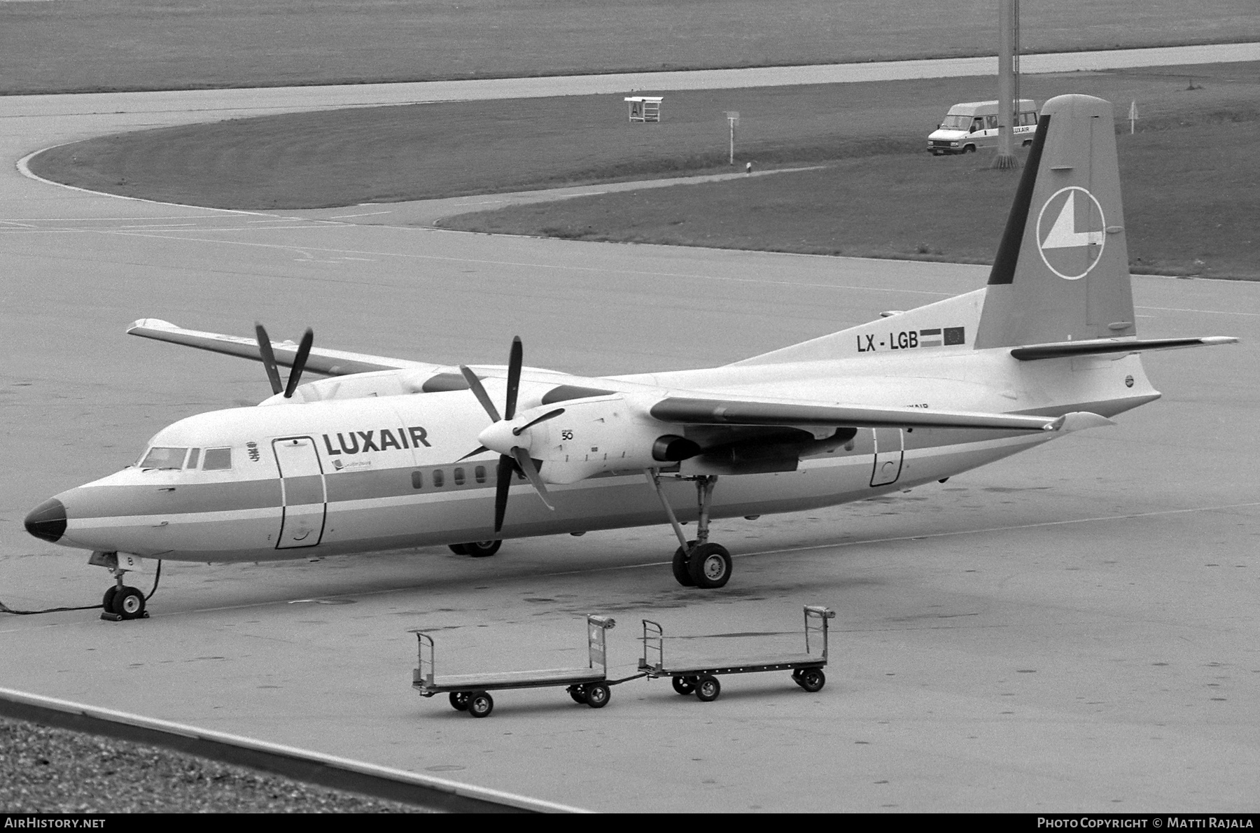 Aircraft Photo of LX-LGB | Fokker 50 | Luxair | AirHistory.net #805512