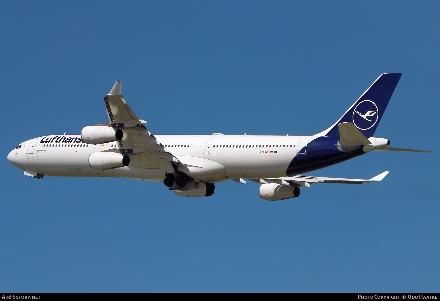 Aircraft Photo of D-AIGX | Airbus A340-313 | Lufthansa | AirHistory.net #805513