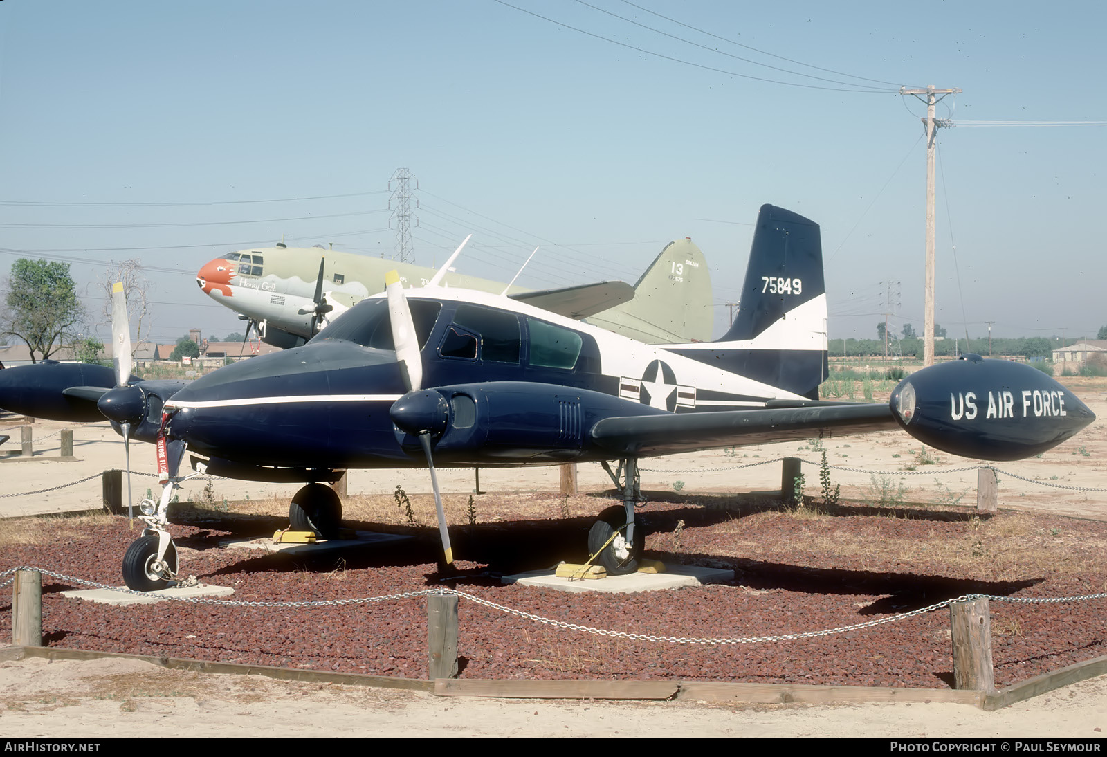 Aircraft Photo of 57-5849 / 75849 | Cessna U-3A Blue Canoe (310A/L-27A) | USA - Air Force | AirHistory.net #805527