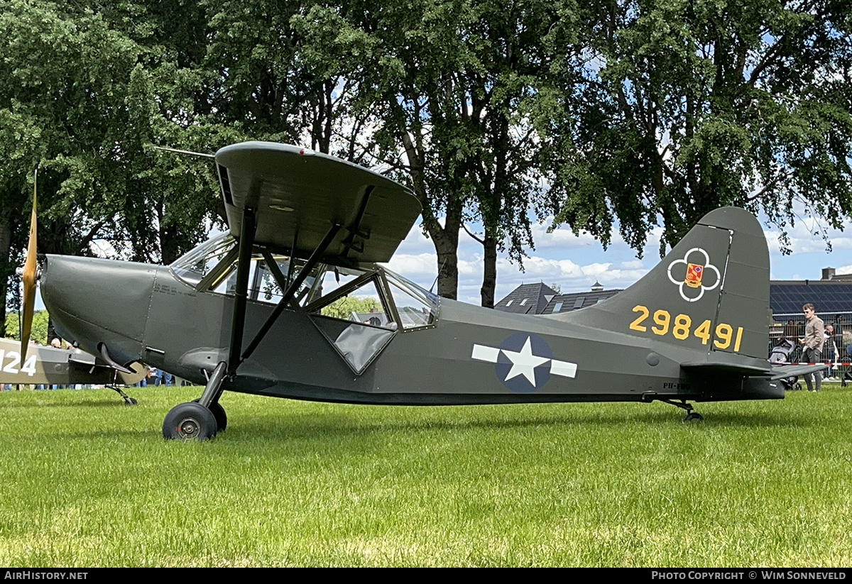 Aircraft Photo of PH-FBO / 498491 | Stinson L-5 Sentinel | USA - Air Force | AirHistory.net #805546
