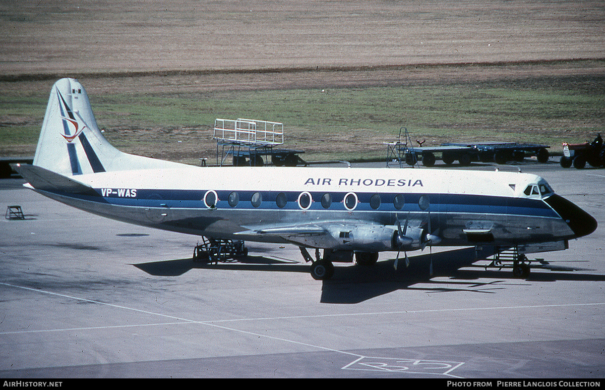 Aircraft Photo of VP-WAS | Vickers 756D Viscount | Air Rhodesia | AirHistory.net #805568