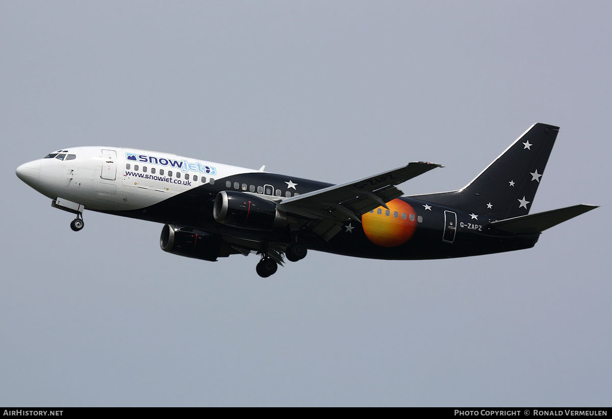 Aircraft Photo of G-ZAPZ | Boeing 737-33A(QC) | Titan Airways | AirHistory.net #805576