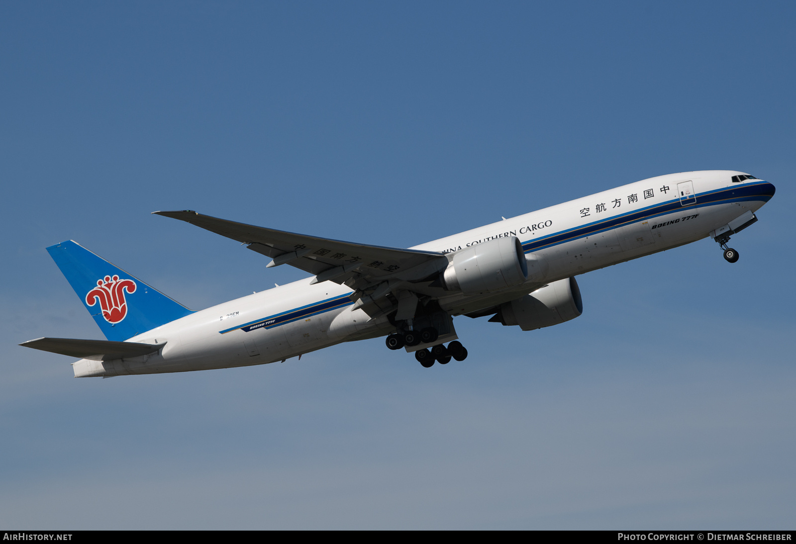 Aircraft Photo of B-20EM | Boeing 777-F | China Southern Airlines Cargo | AirHistory.net #805609