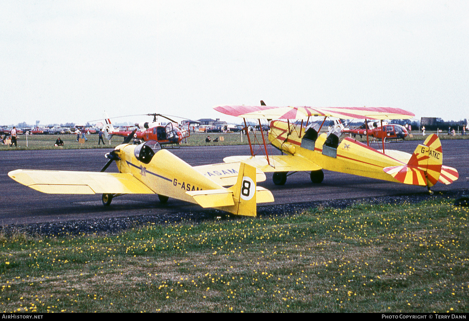 Aircraft Photo of G-ASAM | Druine D-31 Turbulent | The Tiger Club | AirHistory.net #805620