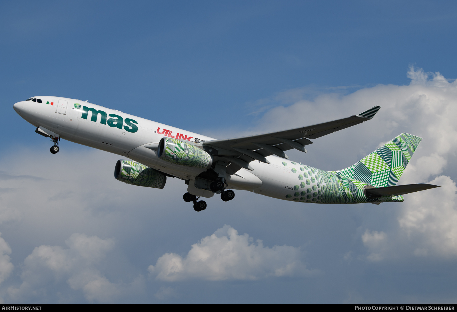 Aircraft Photo of EI-MAA | Airbus A330-243/P2F | MasAir | AirHistory.net #805632