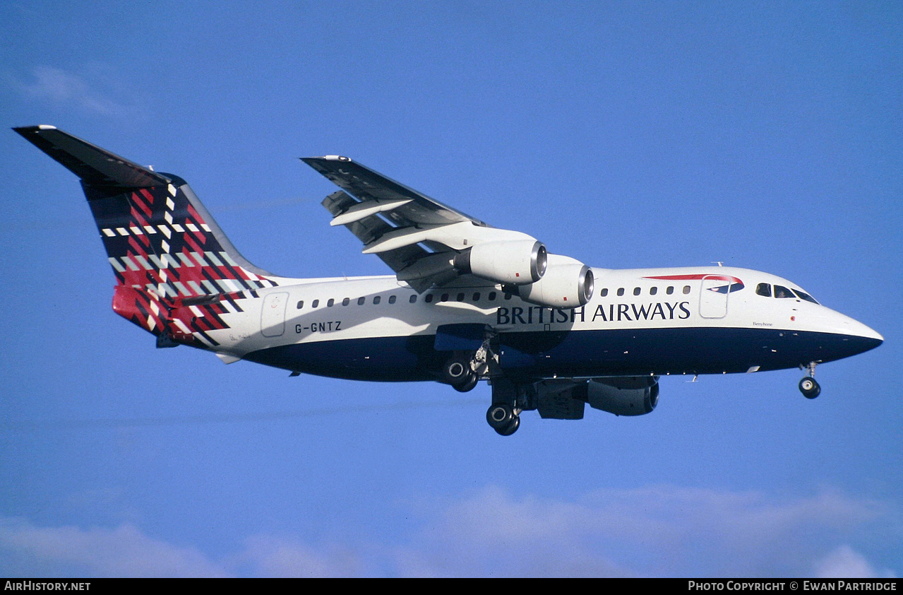 Aircraft Photo of G-GNTZ | British Aerospace BAe-146-200A | British Airways | AirHistory.net #805636
