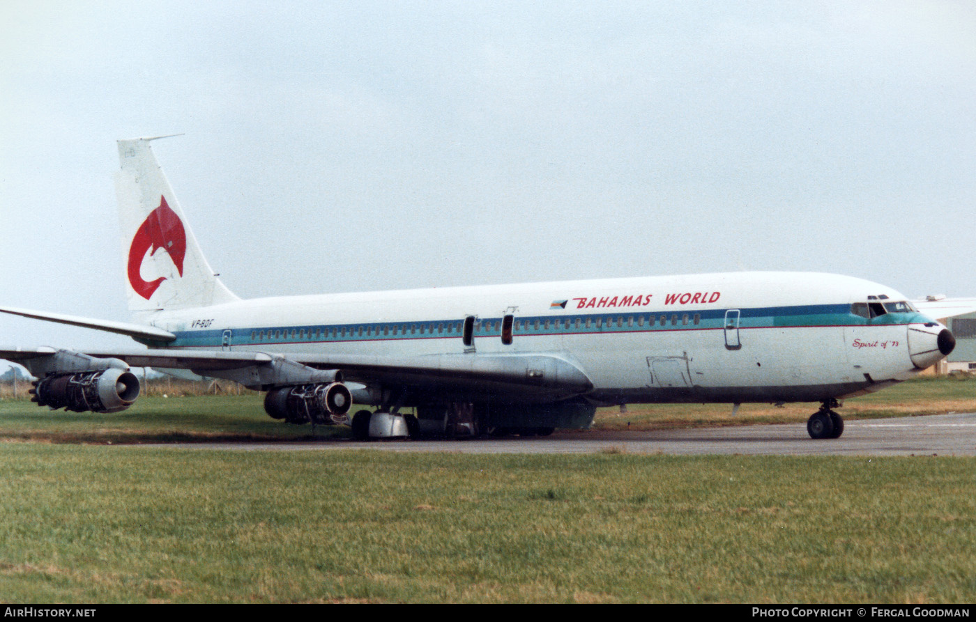 Aircraft Photo of VP-BDF | Boeing 707-321 | Bahamas World Airways | AirHistory.net #805637