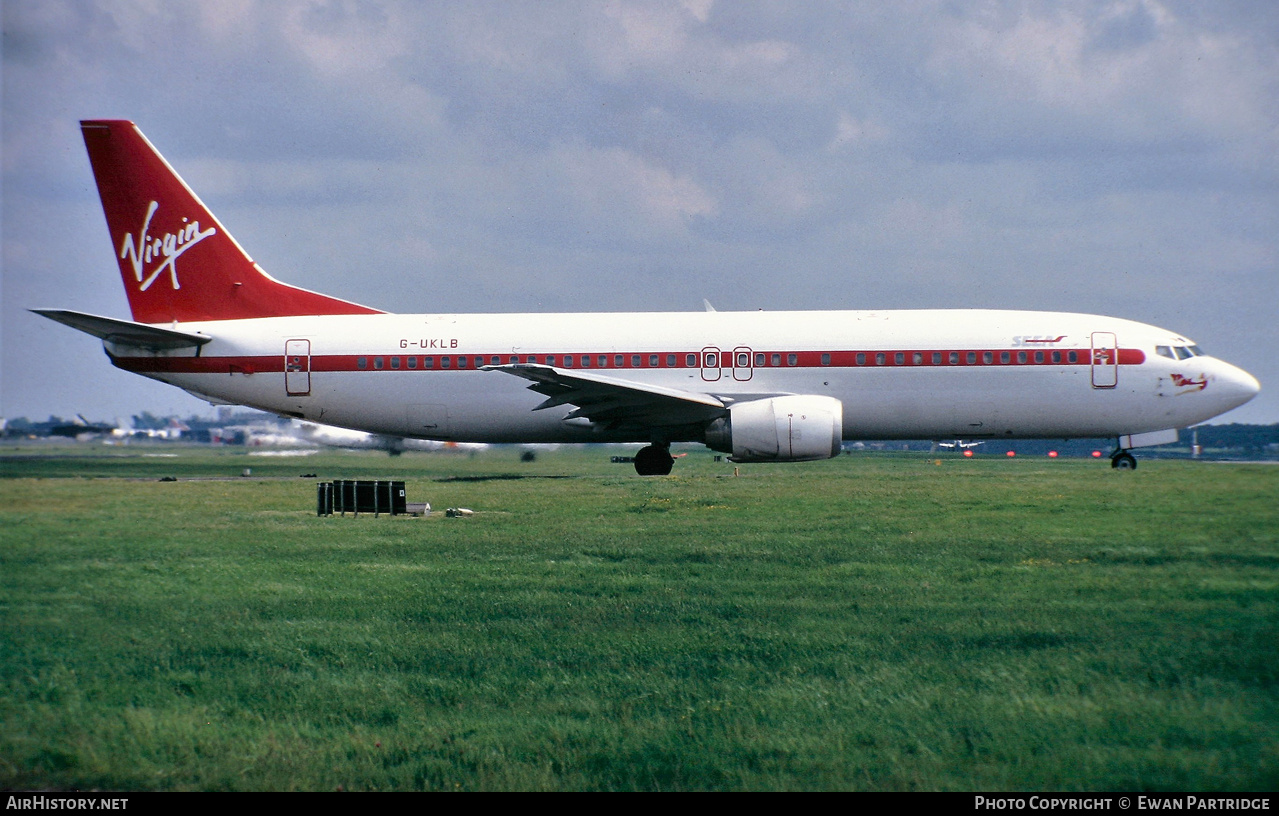 Aircraft Photo of G-UKLB | Boeing 737-4Y0 | Virgin Atlantic Airways | AirHistory.net #805645