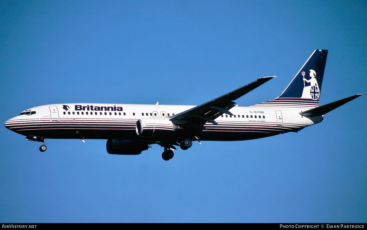 Aircraft Photo of G-BYNB | Boeing 737-804 | Britannia Airways | AirHistory.net #805646
