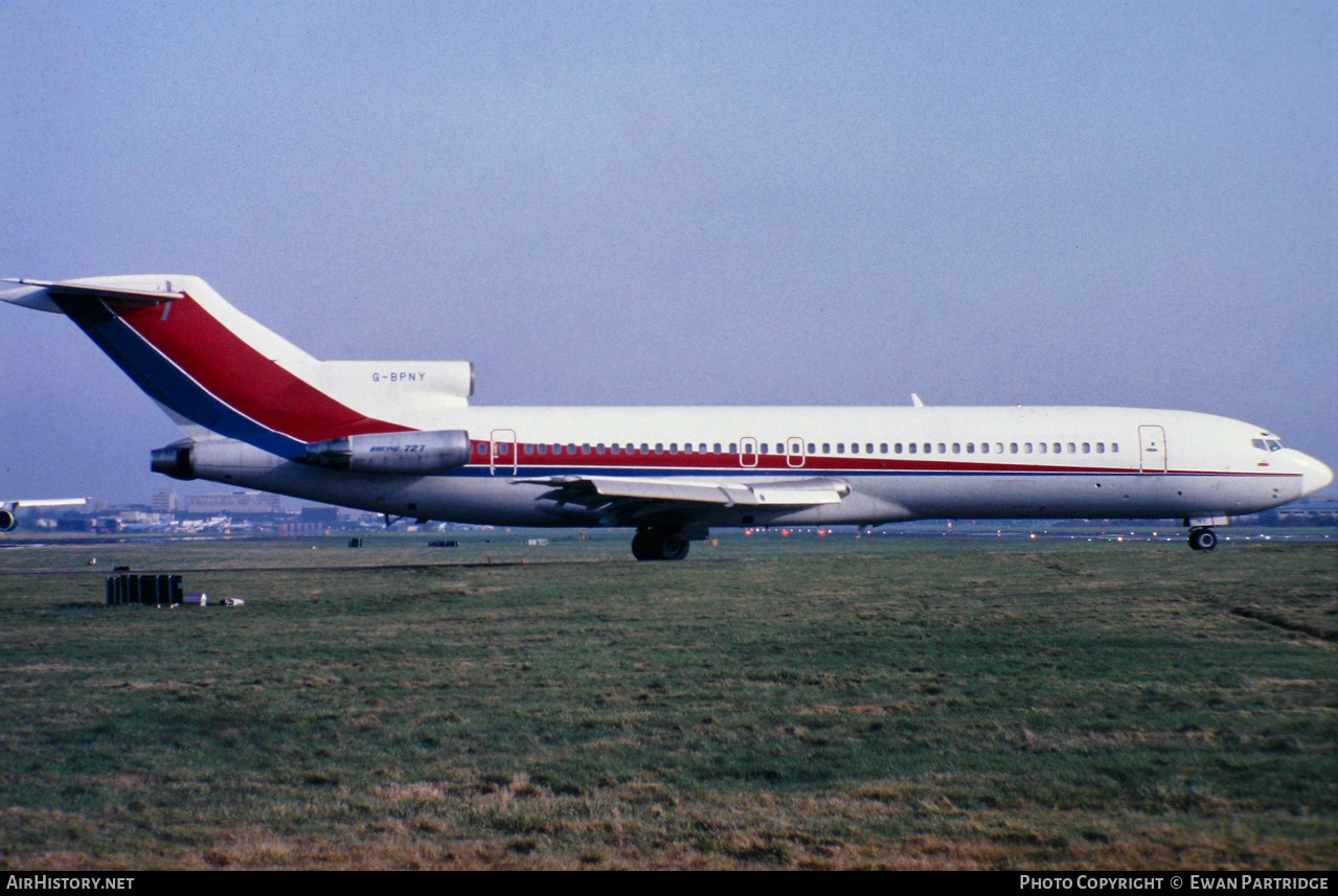 Aircraft Photo of G-BPNY | Boeing 727-230/Adv | AirHistory.net #805648