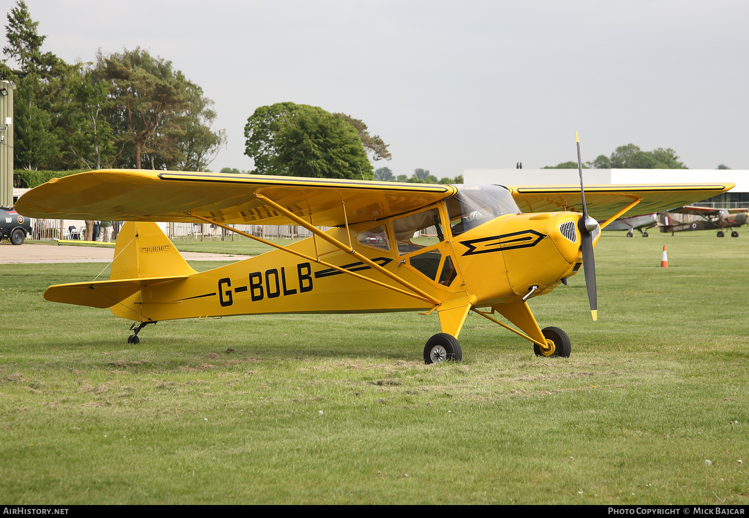 Aircraft Photo of G-BOLB | Taylorcraft BC-12-65 | AirHistory.net #805654