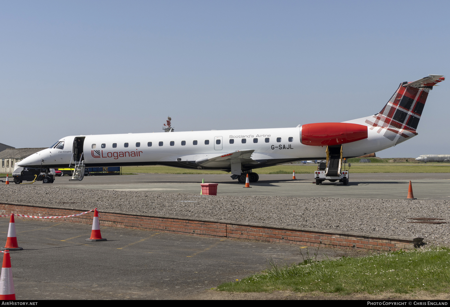 Aircraft Photo of G-SAJL | Embraer ERJ-145EP (EMB-145EP) | Loganair | AirHistory.net #805692