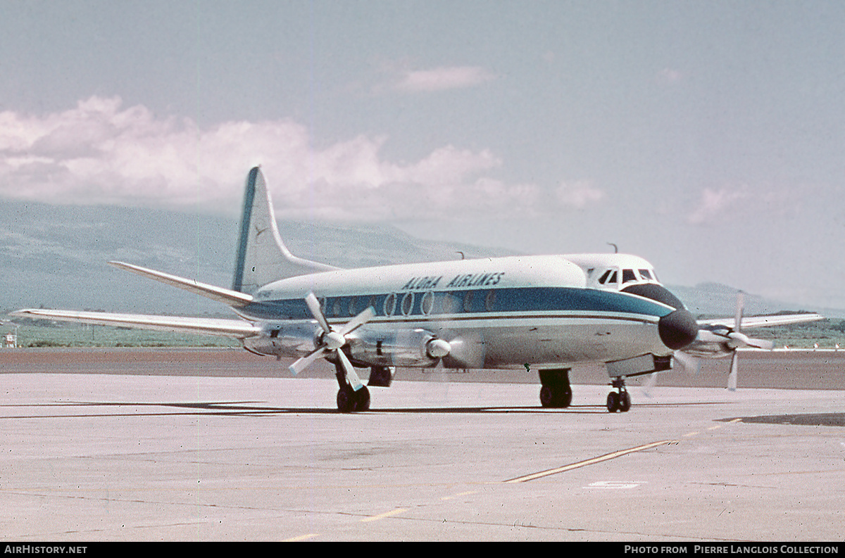 Aircraft Photo of N7416 | Vickers 745D Viscount | Aloha Airlines | AirHistory.net #805698