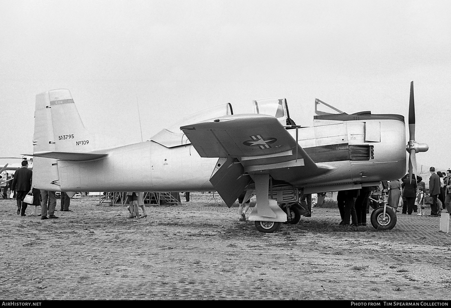 Aircraft Photo of 51-3795 / 109 | North American T-28S Fennec | USA - Air Force | AirHistory.net #805701
