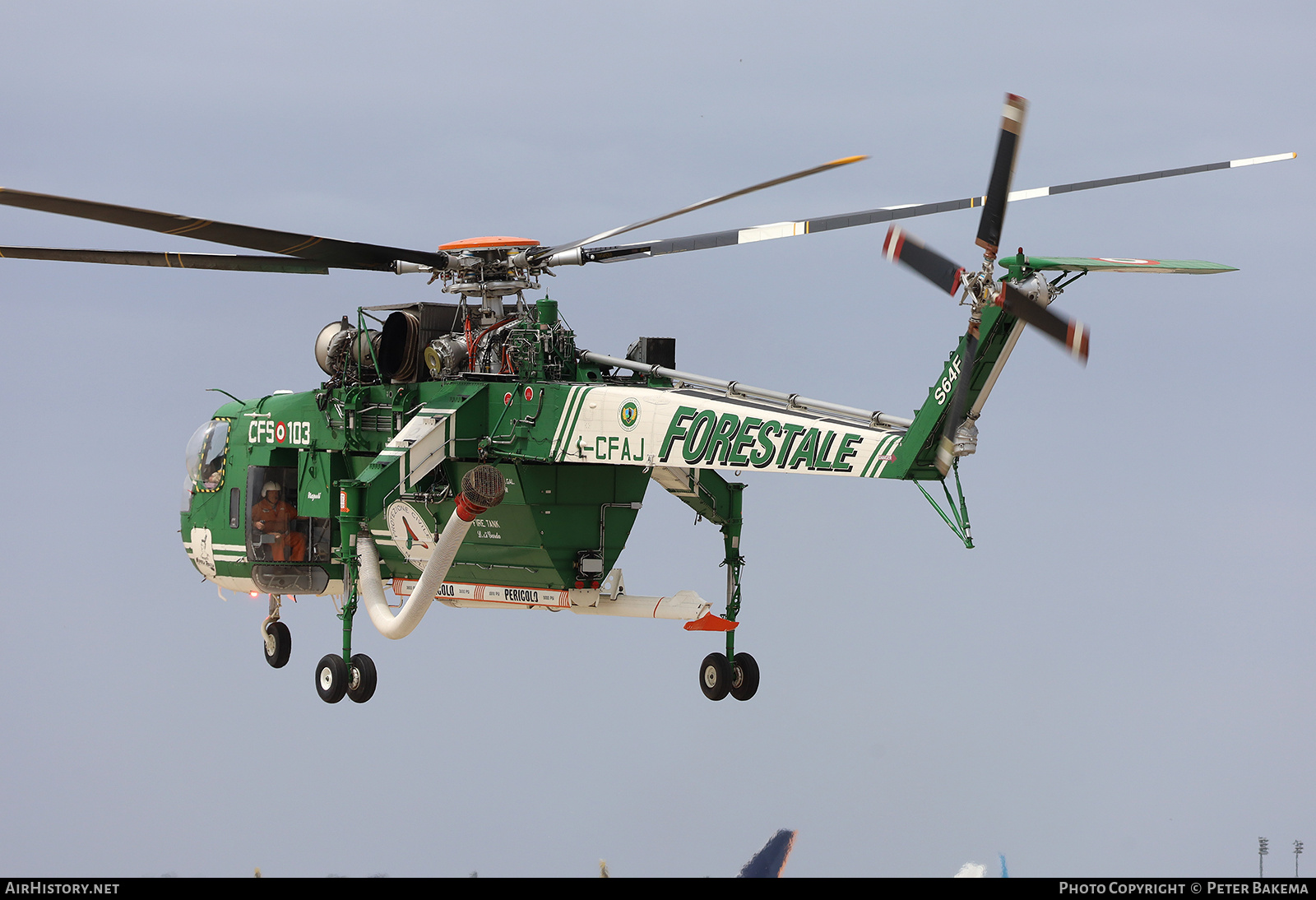 Aircraft Photo of I-CFAJ | Sikorsky S-64F Skycrane | Italy - Corpo Forestale (CFS) | AirHistory.net #805705
