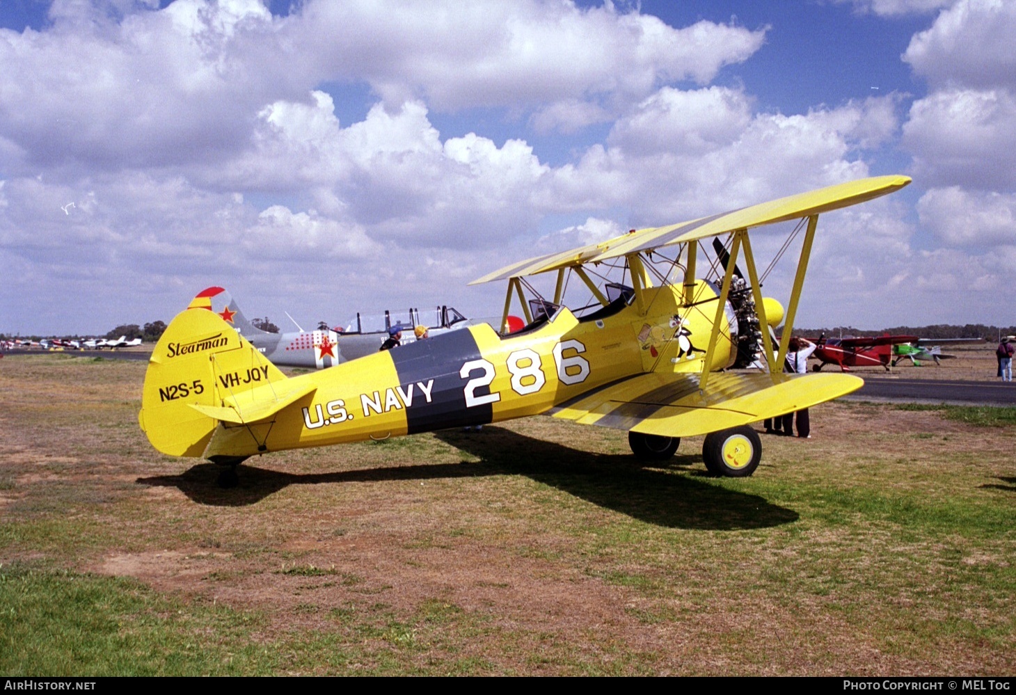 Aircraft Photo of VH-JQY | Boeing PT-13D Kaydet (E75) | USA - Navy | AirHistory.net #805731