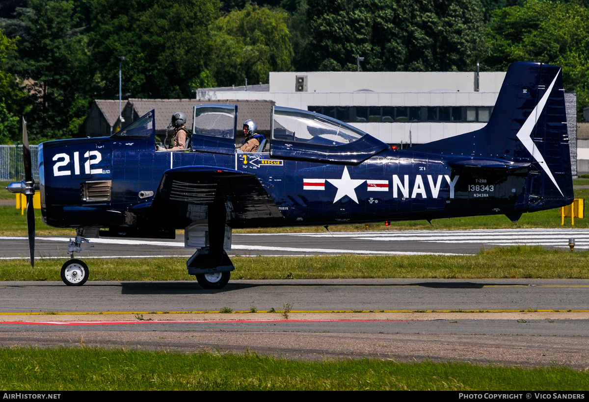 Aircraft Photo of N343NA / 138343 | North American T-28B Trojan | USA - Navy | AirHistory.net #805745