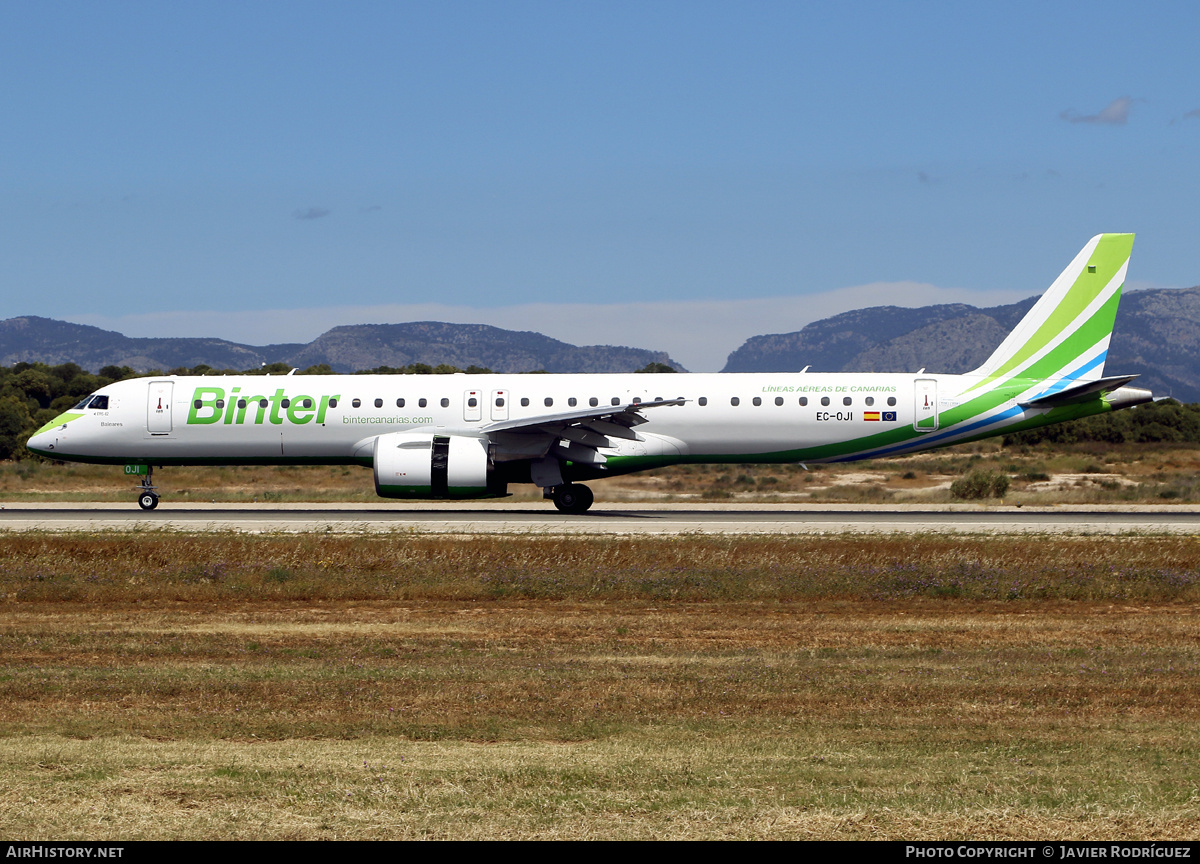 Aircraft Photo of EC-OJI | Embraer 195-E2 (ERJ-190-400 STD) | Binter Canarias | AirHistory.net #805766