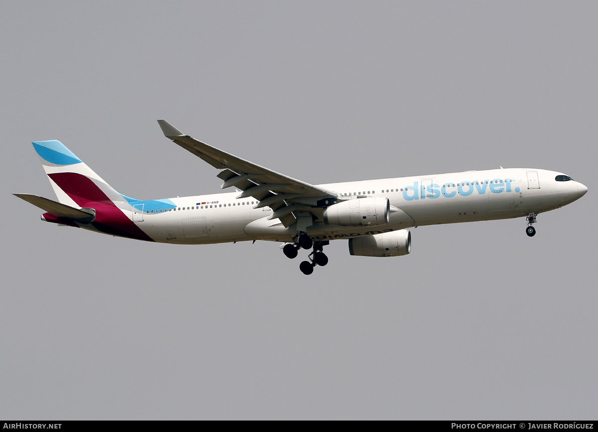 Aircraft Photo of D-AIKB | Airbus A330-343 | Discover Airlines | AirHistory.net #805793