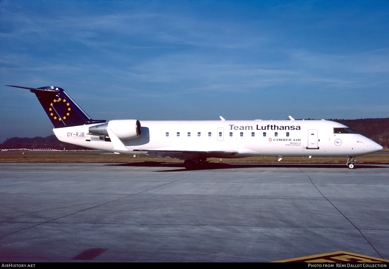 Aircraft Photo of OY-RJB | Bombardier CRJ-200LR (CL-600-2B19) | Team Lufthansa | AirHistory.net #805800