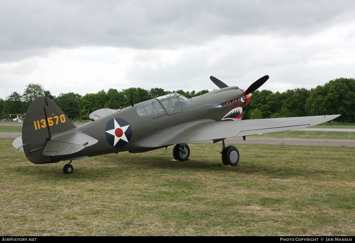 Aircraft Photo of OO-WHK / 113570 | Curtiss P-40E Warhawk | USA - Air Force | AirHistory.net #805802