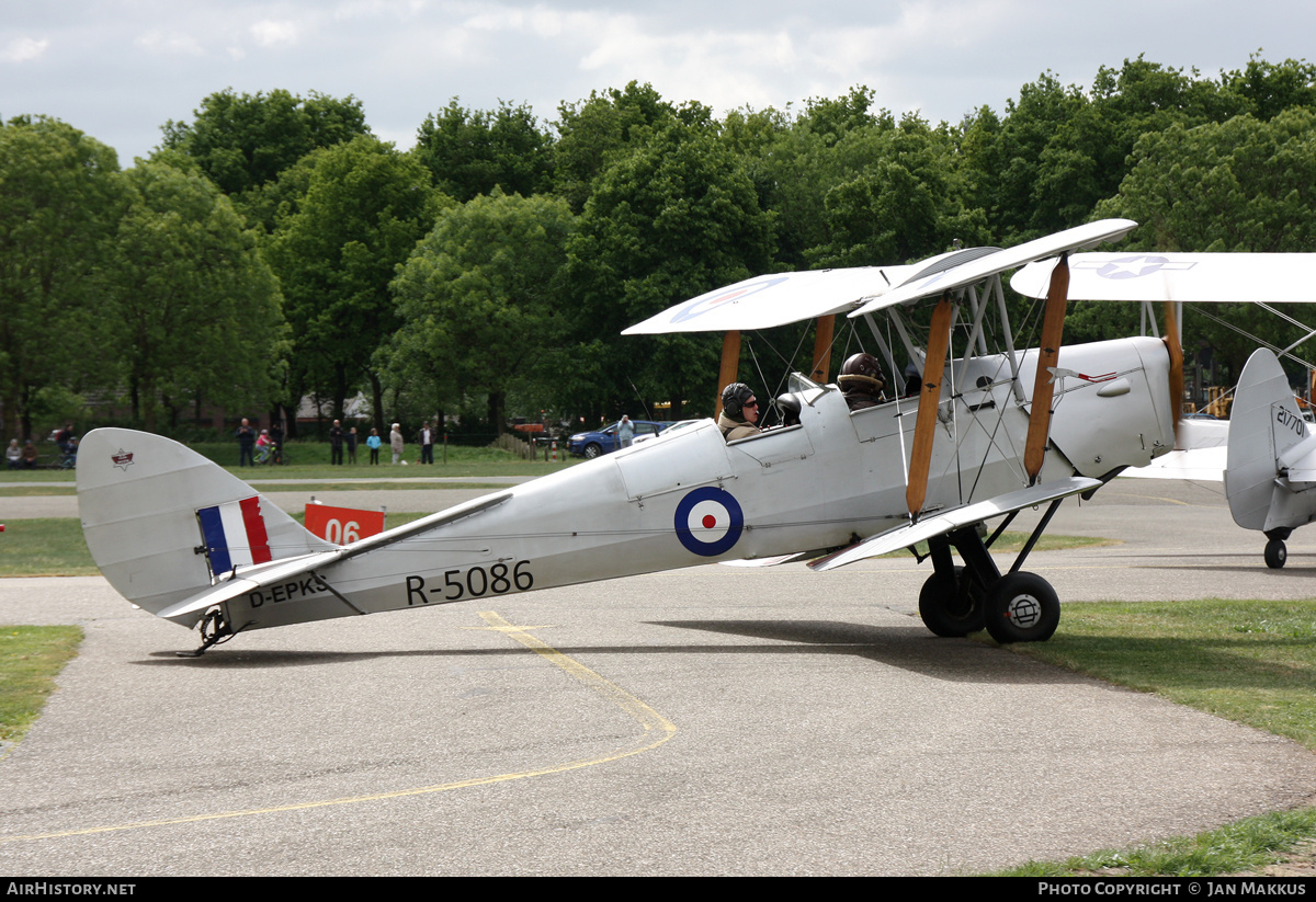 Aircraft Photo of D-EPKS / R-5086 | De Havilland D.H. 82A Tiger Moth | UK - Air Force | AirHistory.net #805812
