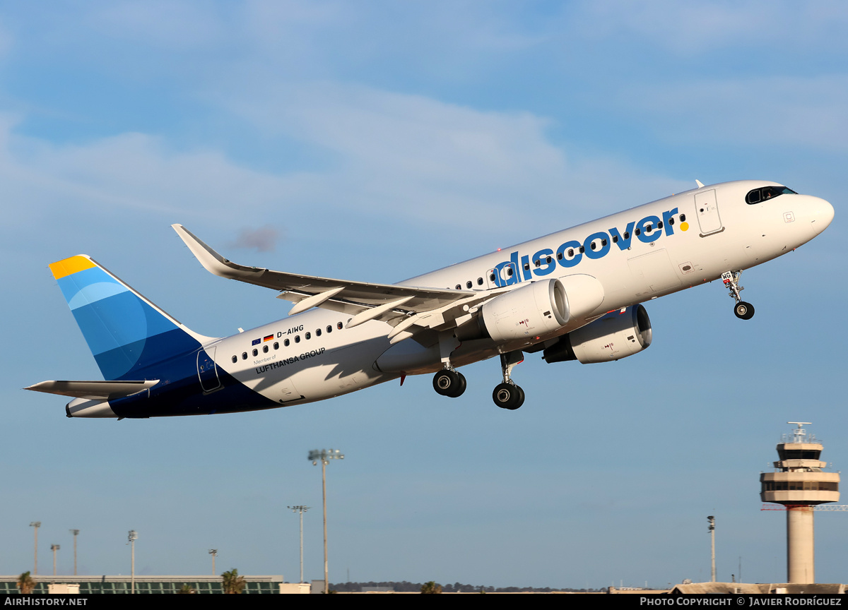 Aircraft Photo of D-AIWG | Airbus A320-214 | Discover Airlines | AirHistory.net #805842