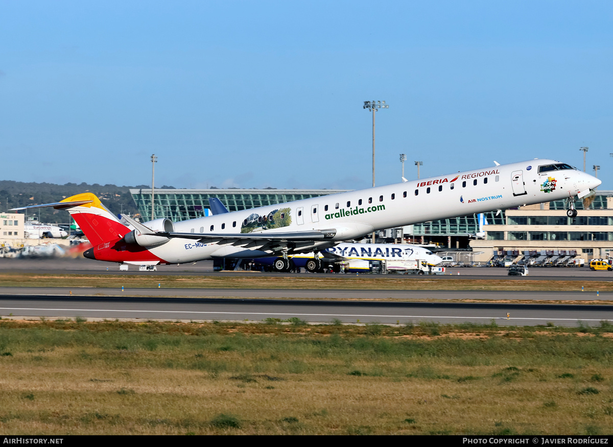 Aircraft Photo of EC-MQQ | Bombardier CRJ-1000 (CL-600-2E25) | Iberia Regional | AirHistory.net #805860