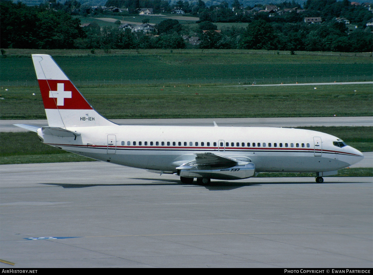 Aircraft Photo of HB-IEH | Boeing 737-2V6/Adv | Petrolair | AirHistory.net #805901