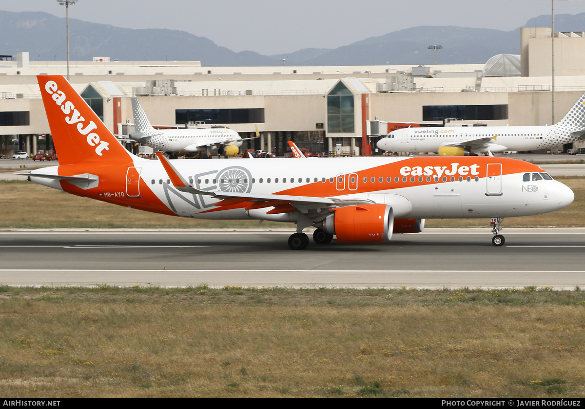 Aircraft Photo of HB-AYQ | Airbus A320-251N | EasyJet | AirHistory.net #805918