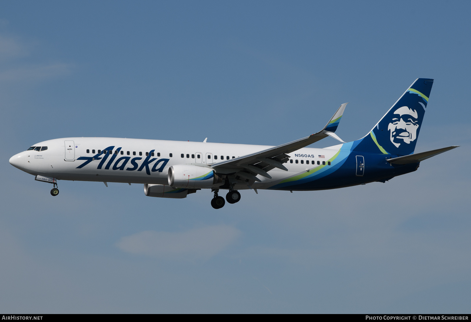 Aircraft Photo of N560AS | Boeing 737-890 | Alaska Airlines | AirHistory.net #805928
