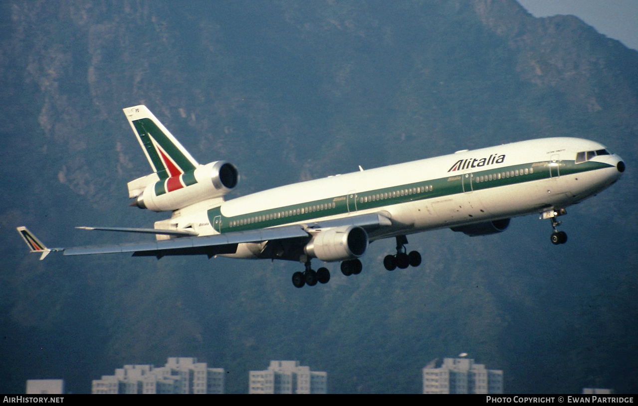 Aircraft Photo of I-DUPO | McDonnell Douglas MD-11 | Alitalia | AirHistory.net #805931